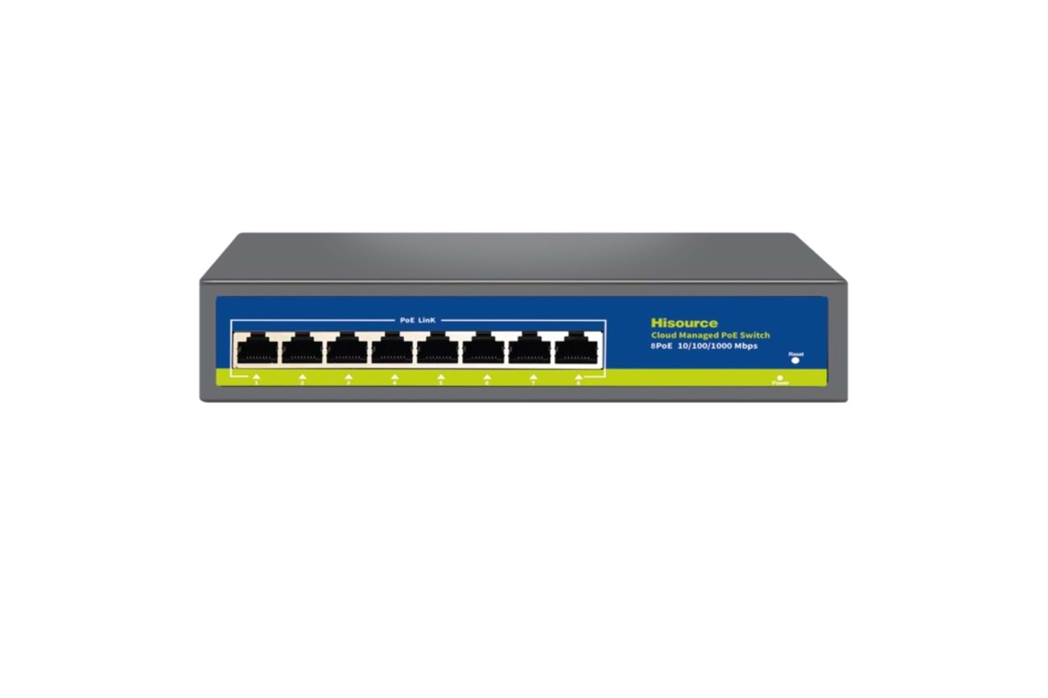 Hi-G0800GB-CD 8 Ports Full Gigabit PoE Managed WEB/APP 96W
