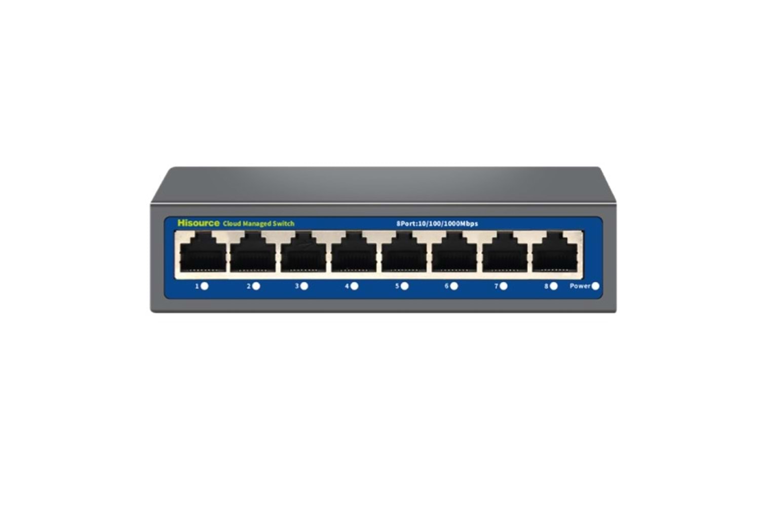 Hi-S21-8G FULL GIGABIT 8 PORT CLOUD MANAGED SWITCH
