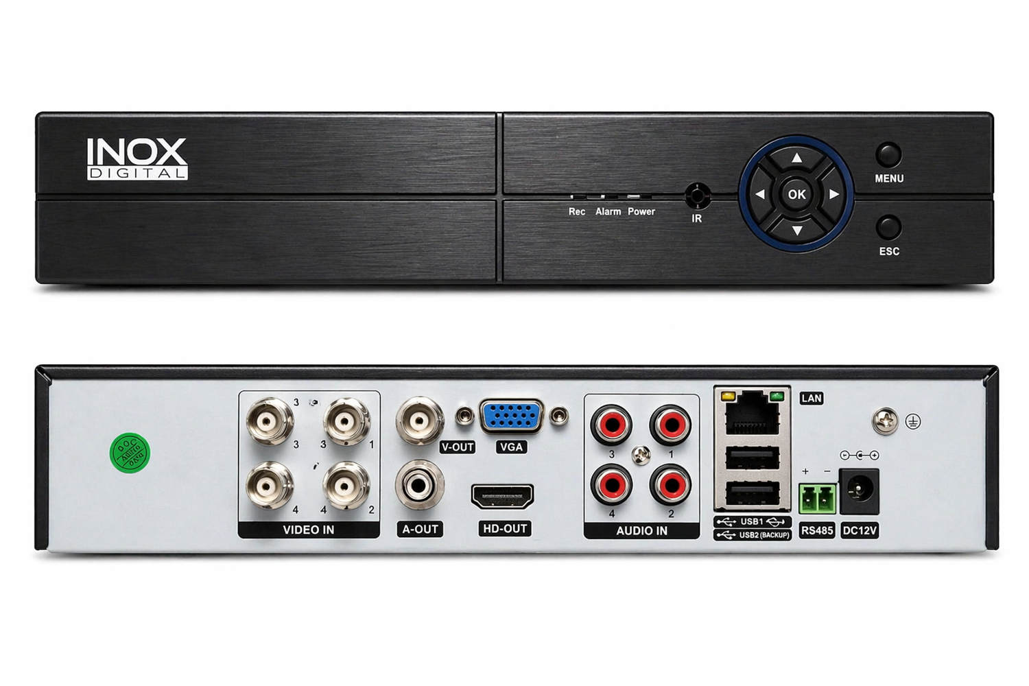 INOX-X414D 4 KANAL XMEYE AHD KAYIT CİHAZI (KOLİ 10 ADET)