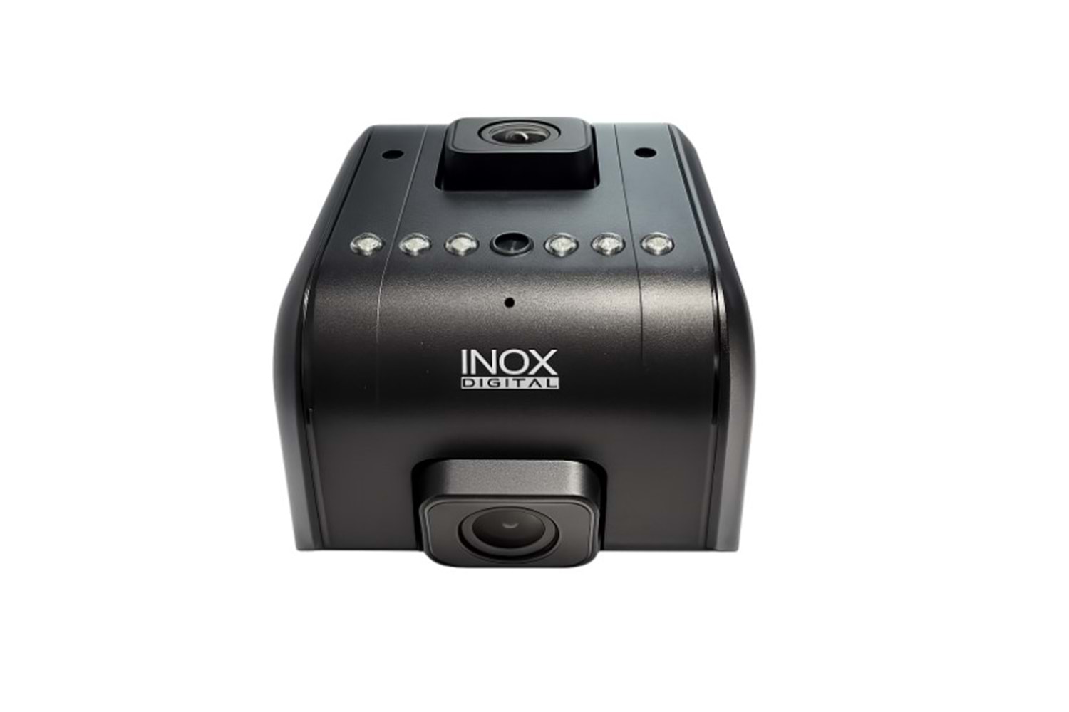 INOX-X625 ÇİFT LENSLİ ÖN-İÇ SESLİ ARAÇ KAMERASI (KOLİ 50 ADET)