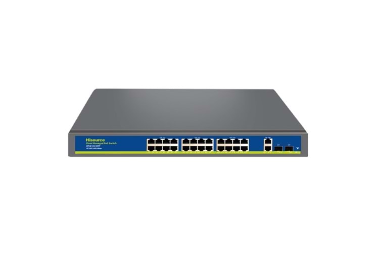 Hi-S21-24GP2G2S 24+2+2 Full Gigabit PoE Managed WEB/APP 400W