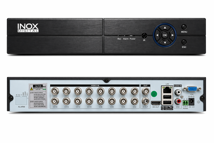 INOX-3016 AHDVR 16 KANAL AHD DVR KAYIT CİHAZI (KOLİ 5 ADET)
