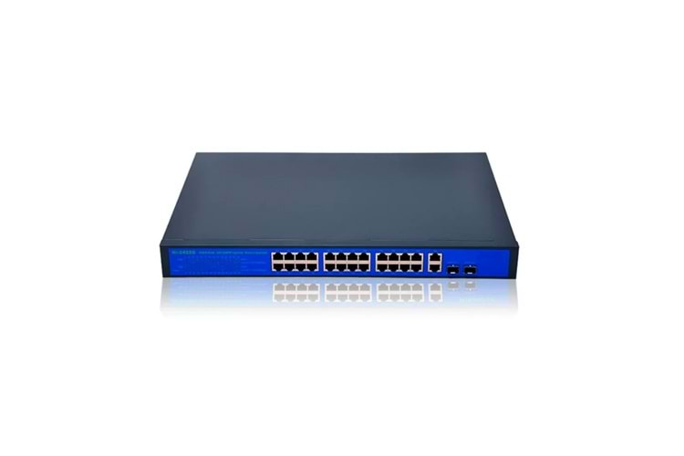 INOX-F2422GBL 24 PORT POE SWITCH