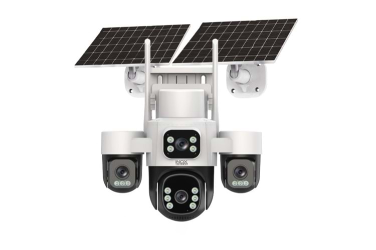 INOX-X14 4LENS ESİM SOLAR KAMERA (KOLİ 12 ADET)