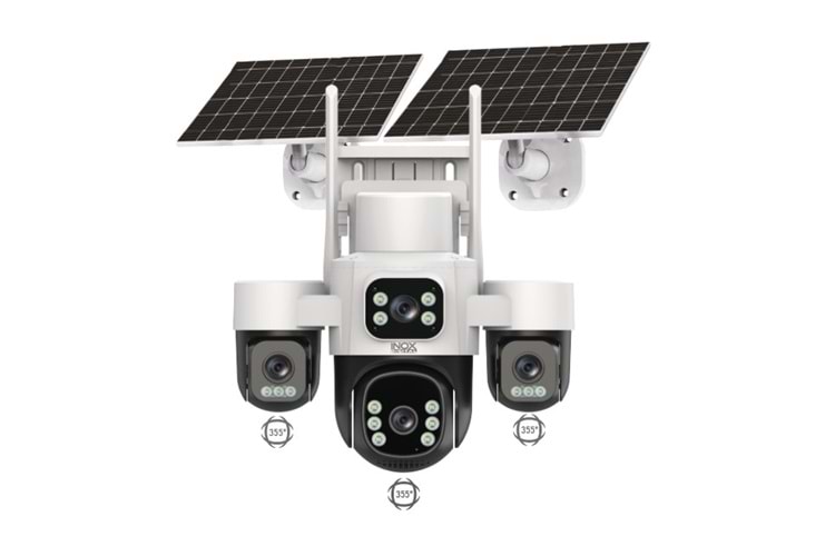 INOX-X24 4G SOLAR ESİM 6 MOTOR 3PT KAMERA (KOLİ 8 ADET )