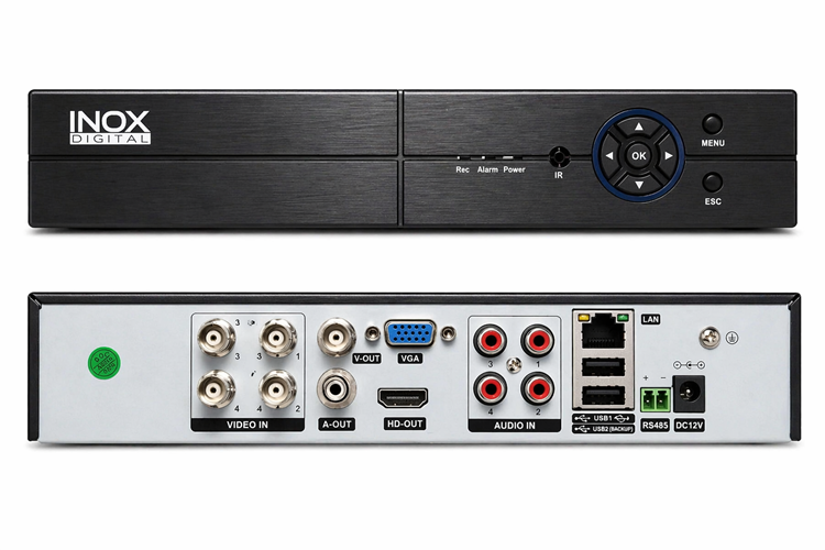 INOX-X414D 4 KANAL XMEYE AHD KAYIT CİHAZI (KOLİ 10 ADET)