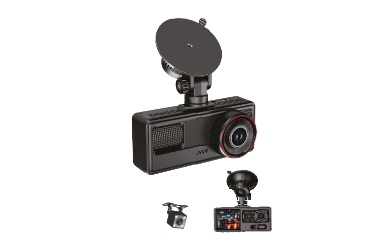 INOX-X604 WİFİ 3 KAMERALI ARAÇ DASHCAM